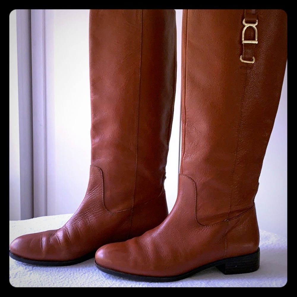 Banana Republic Tall Riding boot in Saddle Brown